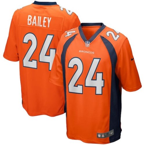 Champ Bailey Denver Broncos Nike Game Retired Player Jersey - Orange/Navy