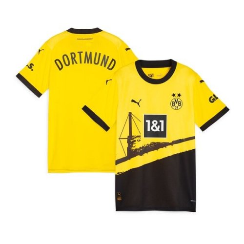 Borussia Dortmund Puma Women's 2023/24 Home Replica Jersey - Yellow