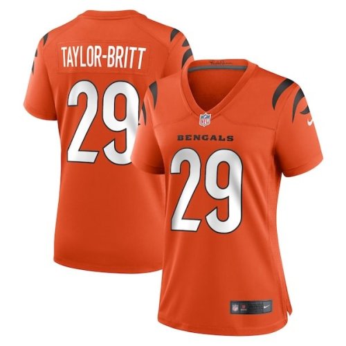 Cam Taylor-Britt Cincinnati Bengals Nike Women's Alternate Game Jersey -  Orange/Black