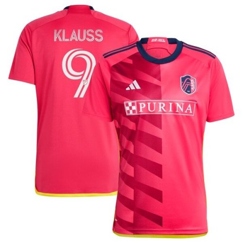 João Klauss St. Louis City SC adidas 2024 CITY Kit Replica Jersey - Red