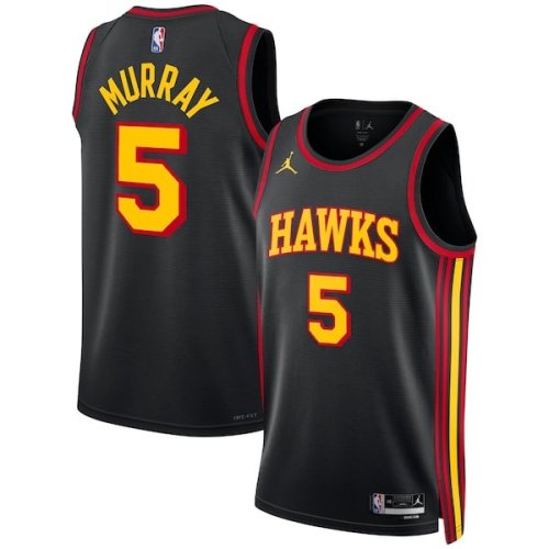 Dejounte Murray Atlanta Hawks Jordan Brand Unisex Swingman Jersey - Statement Edition - Black