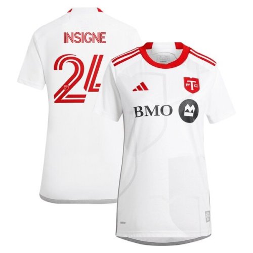 Lorenzo Insigne Toronto FC adidas Women's 2024 GTA Kit Replica Player Jersey – White