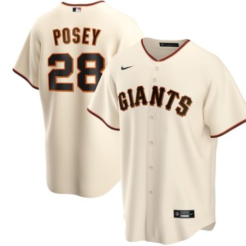 Buster Posey San Francisco Giants Nike Youth Alternate Replica Player Jersey - Cream