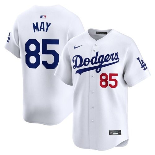 Dustin May Los Angeles Dodgers Nike Home Limited Player Jersey - White