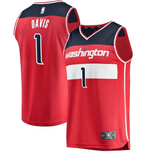 Johnny Davis Washington Wizards Fanatics Branded Fast Break Replica Player Jersey Icon - Edition - Red