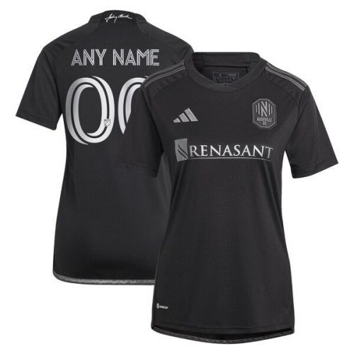 Nashville SC adidas Women's 2024 Man In Black Kit Replica Custom Jersey - Black