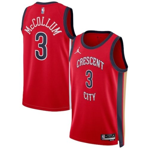 CJ McCollum New Orleans Pelicans Jordan Brand Unisex Swingman Jersey - Statement Edition - Red