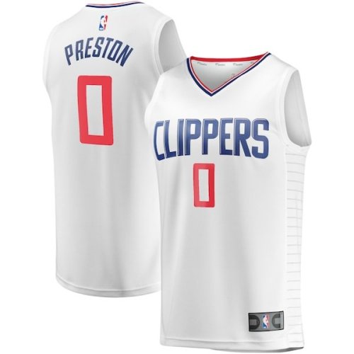 Jason Preston LA Clippers Fanatics Branded Youth Fast Break Player Jersey - Association Edition - White