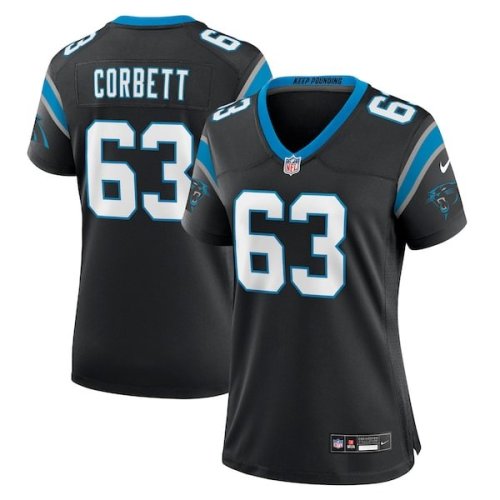 Austin Corbett Carolina Panthers Nike Women's Team Game Jersey - Black