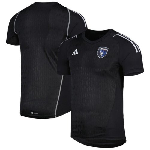 San Jose Earthquakes adidas 2024 Replica Goalkeeper Jersey - Black