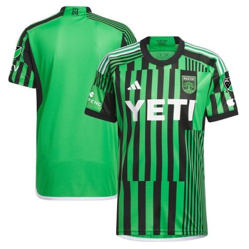 Austin FC adidas 2024 Las Voces Kit Authentic Jersey - Green