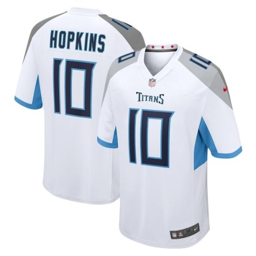 DeAndre Hopkins Tennessee Titans Nike Game Jersey - White/Light Blue/Navy