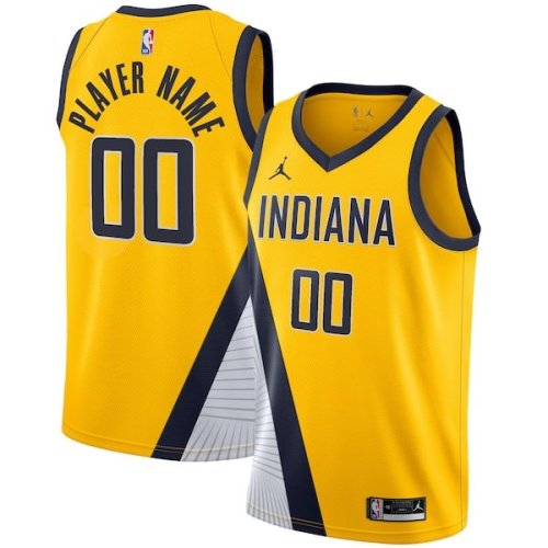 Indiana Pacers Jordan Brand Swingman Custom Jersey - Statement Edition - Gold