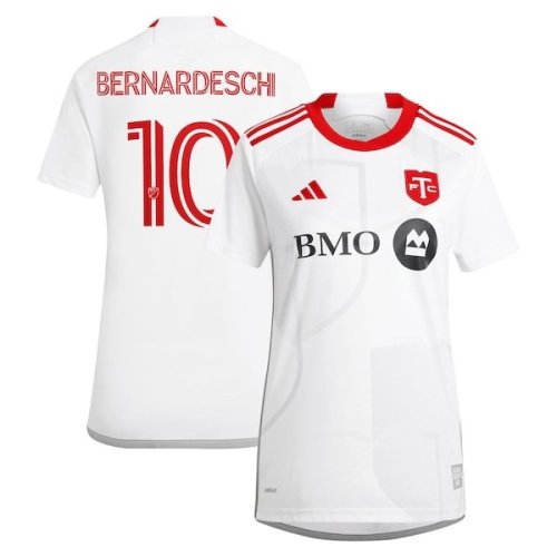 Federico Bernardeschi Toronto FC adidas Women's 2024 GTA Kit Replica Player Jersey – White
