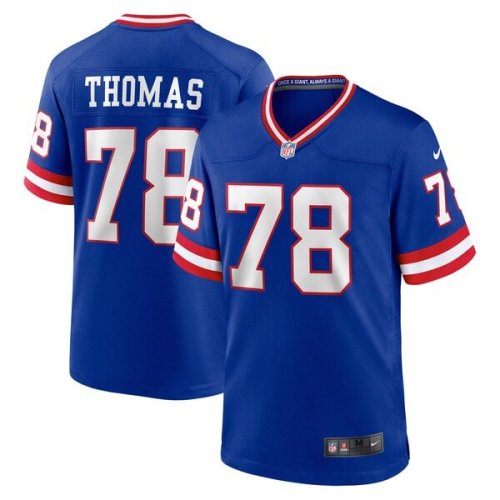 Andrew Thomas New York Giants Nike Classic Player Game Jersey - Royal