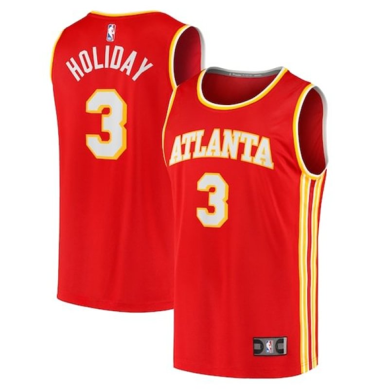 Aaron Holiday Atlanta Hawks Fanatics Branded Fast Break Replica Jersey - Icon Edition - Red