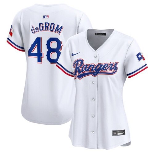Jacob deGrom Texas Rangers Nike Women's Home Limited Player Jersey - White