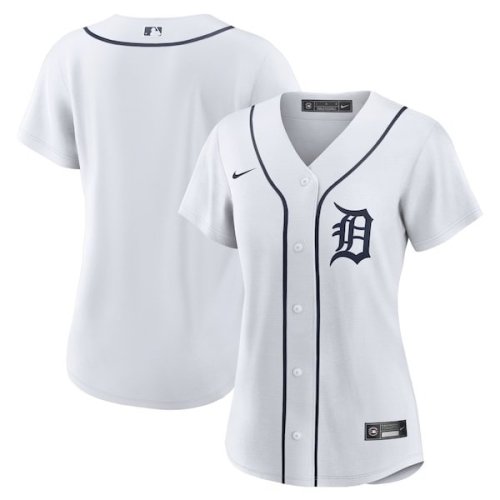 Detroit Tigers Nike Women's Home Replica Team Jersey - White