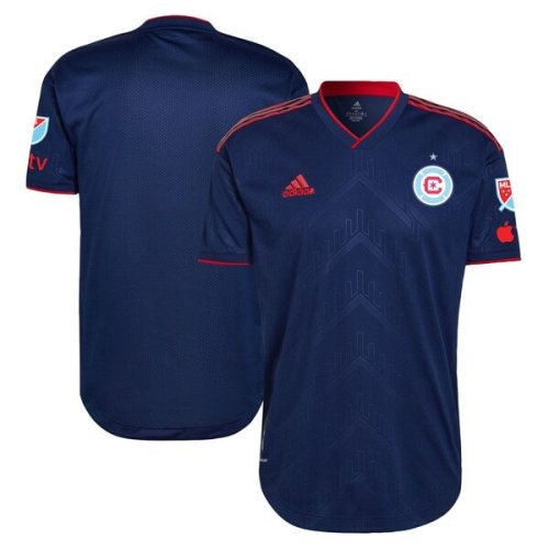 Chicago Fire adidas 2024 Water Tower Kit Authentic Jersey - Blue
