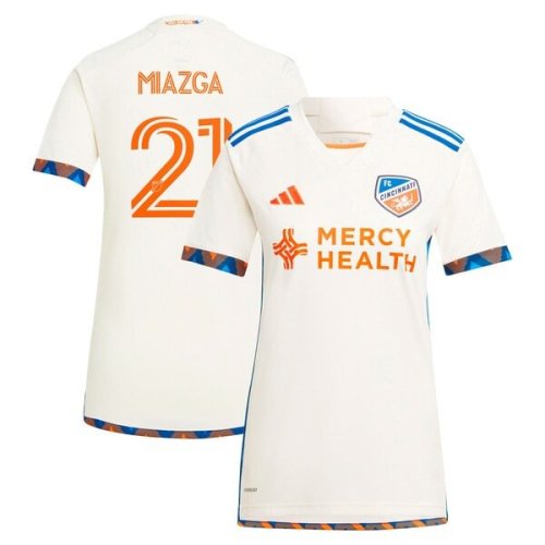 Matt Miazga FC Cincinnati adidas Women's 2024 The Canvas Kit Replica Player Jersey - White
