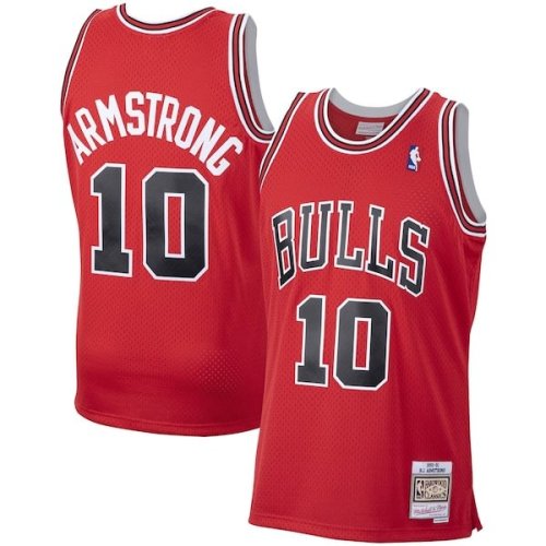 B. J. Armstrong Chicago Bulls Mitchell & Ness 2001/02 Hardwood Classics Swingman Jersey - Red