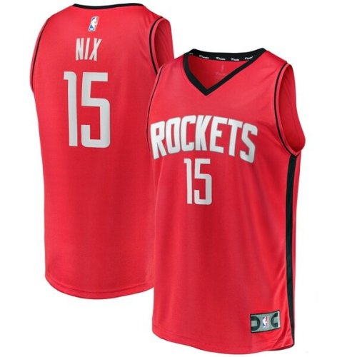 Daishen Nix Houston Rockets Fanatics Branded Fast Break Replica Jersey - Icon Edition - Red