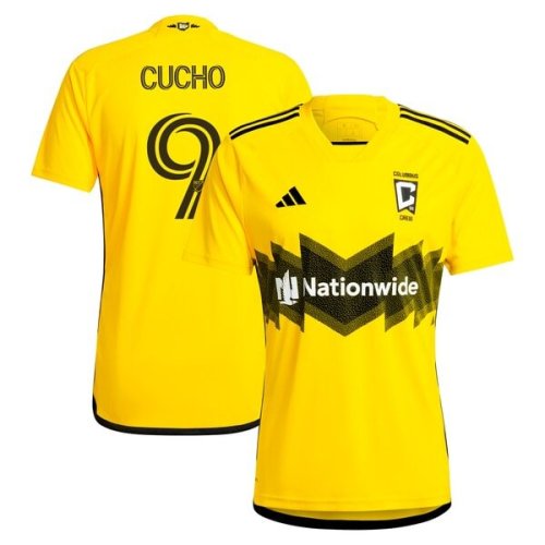 Cucho Hernández Columbus Crew adidas 2024 The Home Kit Replica Player Jersey - Yellow