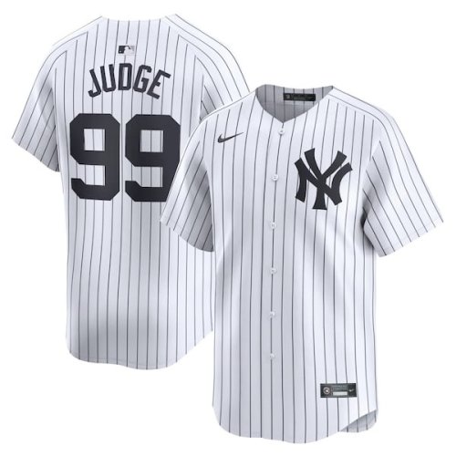 Aaron Judge New York Yankees Nike Home Limited Player Jersey - White/Gray