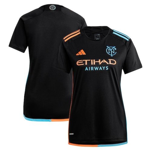 New York City FC adidas Women's 2024 24/7 Kit Replica Jersey – Black
