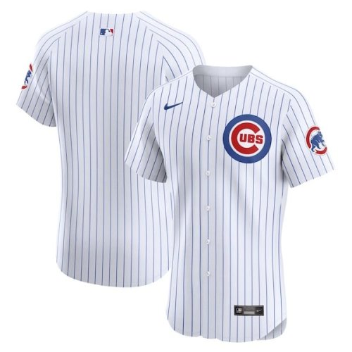 Chicago Cubs Nike Home Elite Jersey - White