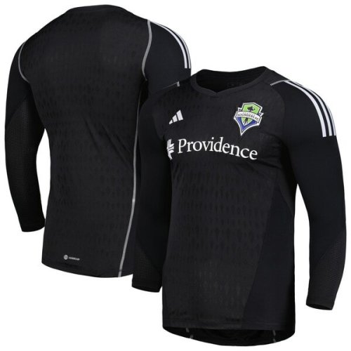 Seattle Sounders FC adidas 2024 Goalkeeper Long Sleeve Replica Jersey - Black