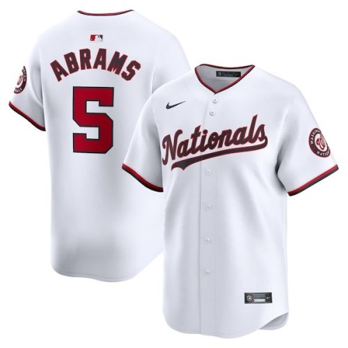 CJ Abrams Washington Nationals Nike Home Limited Player Jersey - White