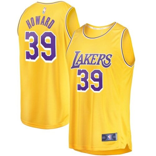 Dwight Howard Los Angeles Lakers Fanatics Branded Fast Break Replica Jersey - Icon Edition - Gold