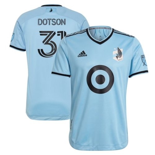 Hassani Dotson Minnesota United FC adidas 2021 The River Kit Authentic Jersey - Light Blue