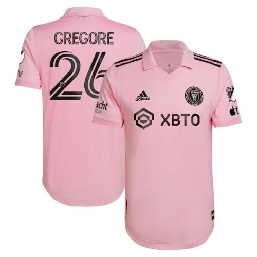 Gregore Inter Miami CF adidas 2022 The Heart Beat Kit Authentic Player Jersey - Pink