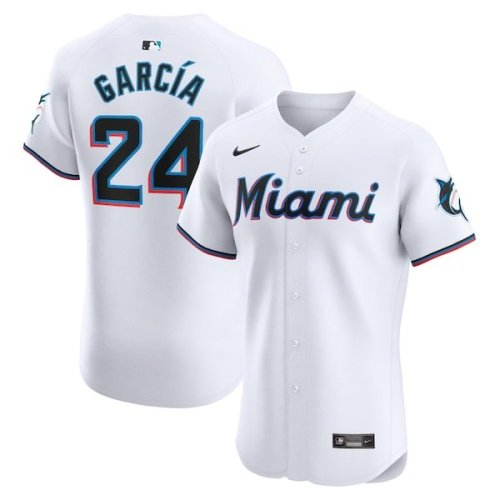 Avisail Garcia Miami Marlins Nike Home Elite Player Jersey - White