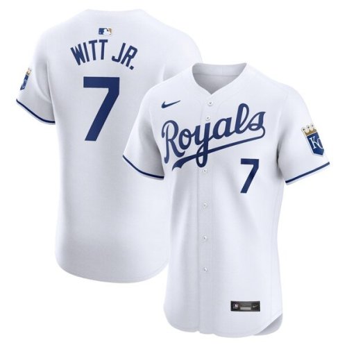 Bobby Witt Jr. Kansas City Royals Nike Home Elite Player Jersey - White