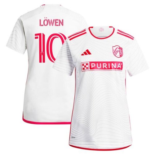 Eduard Löwen St. Louis City SC adidas Women's 2024 The Confluence Kit Replica Player Jersey - White
