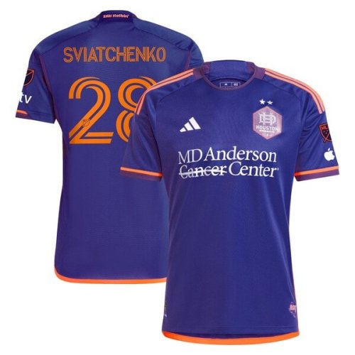 Erik Sviatchenko Houston Dynamo FC adidas 2024 Still Holdin' Authentic Player Jersey – Purple