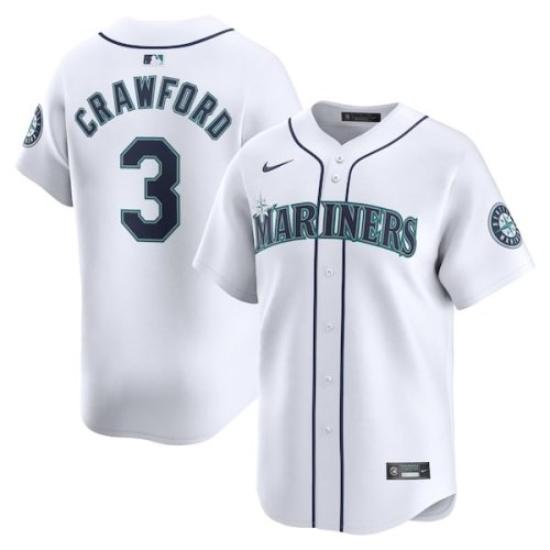 J.P. Crawford Seattle Mariners Nike Home Limited Player Jersey - White