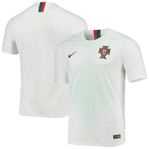 Custom Portugal National Team Nike Authentic Away Jersey - White/Red