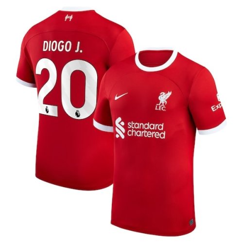 Diogo Jota Liverpool Nike 2023/24 Home Replica Player Jersey - Red/White