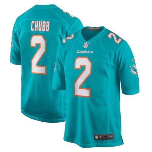Bradley Chubb Miami Dolphins Nike Game Player Jersey - Aqua