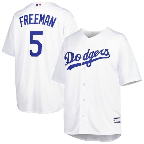 Freddie Freeman Los Angeles Dodgers Big & Tall Replica Player Jersey - White