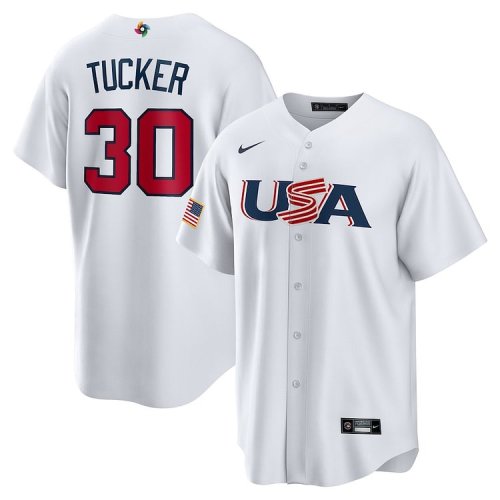 Kyle Tucker USA Baseball Nike 2023 World Baseball Classic Replica Player Jersey - White