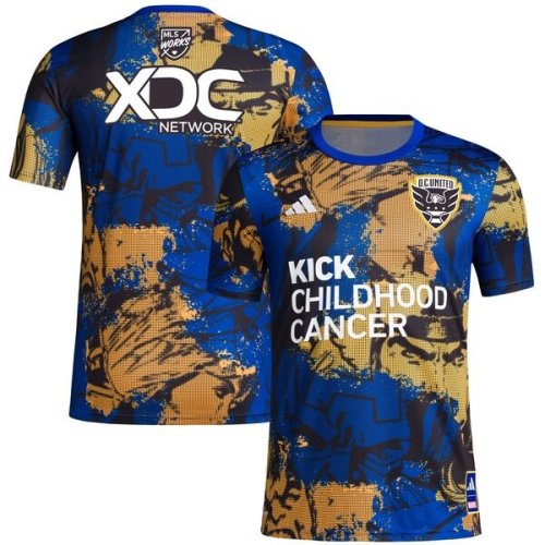 D.C. United adidas 2024 MLS Works Kick Childhood Cancer x Marvel Pre-Match Top - Royal