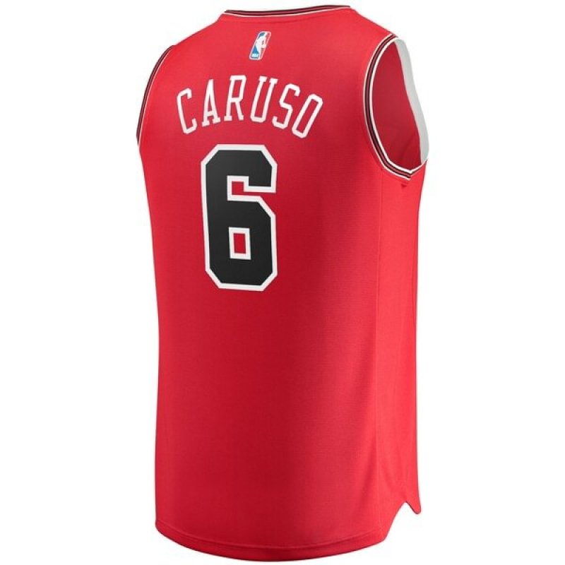 Alex Caruso Chicago Bulls Fanatics Branded Fast Break Replica Jersey - Icon Edition - Red