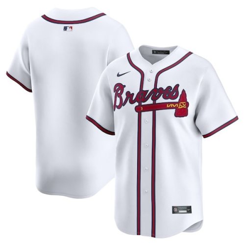 Atlanta Braves Nike Home Limited Jersey - White