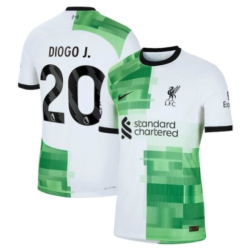 Diogo Jota Liverpool Nike 2023/24 Away Authentic Player Jersey - White/Red
