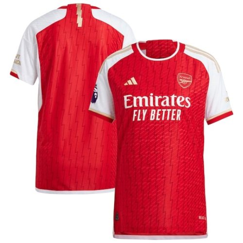 Arsenal adidas 2023/24 Home Authentic Patch Jersey - Red